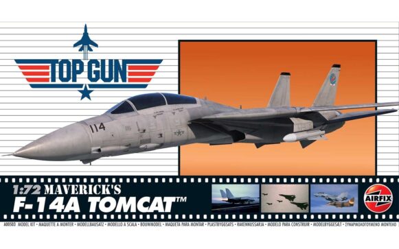 a00503 top gun maverick f14 tom cat aircraft model kit airfoil