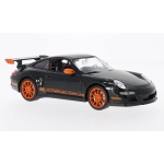 Welly 1:24 Porsche 911 GT3 RS Black Orange Diecast Model 22495