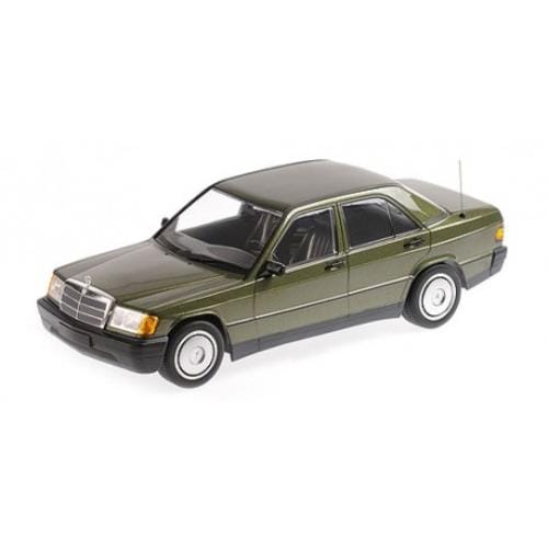 Minichamps 1:18 Mercedes 190E W201 1982 Green Metallic Diecast Model Car 155037001