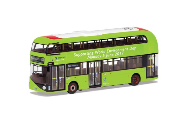 Corgi 1:76 New Routemaster World Environment Day London Diecast Model Bus OM46625B
