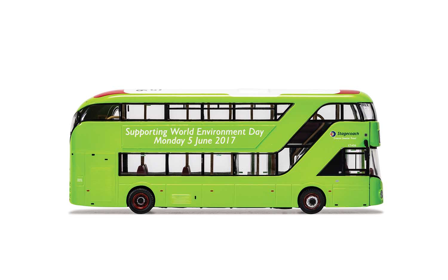 Corgi 1:76 New Routemaster World Environment Day London Diecast Model Bus OM46625B