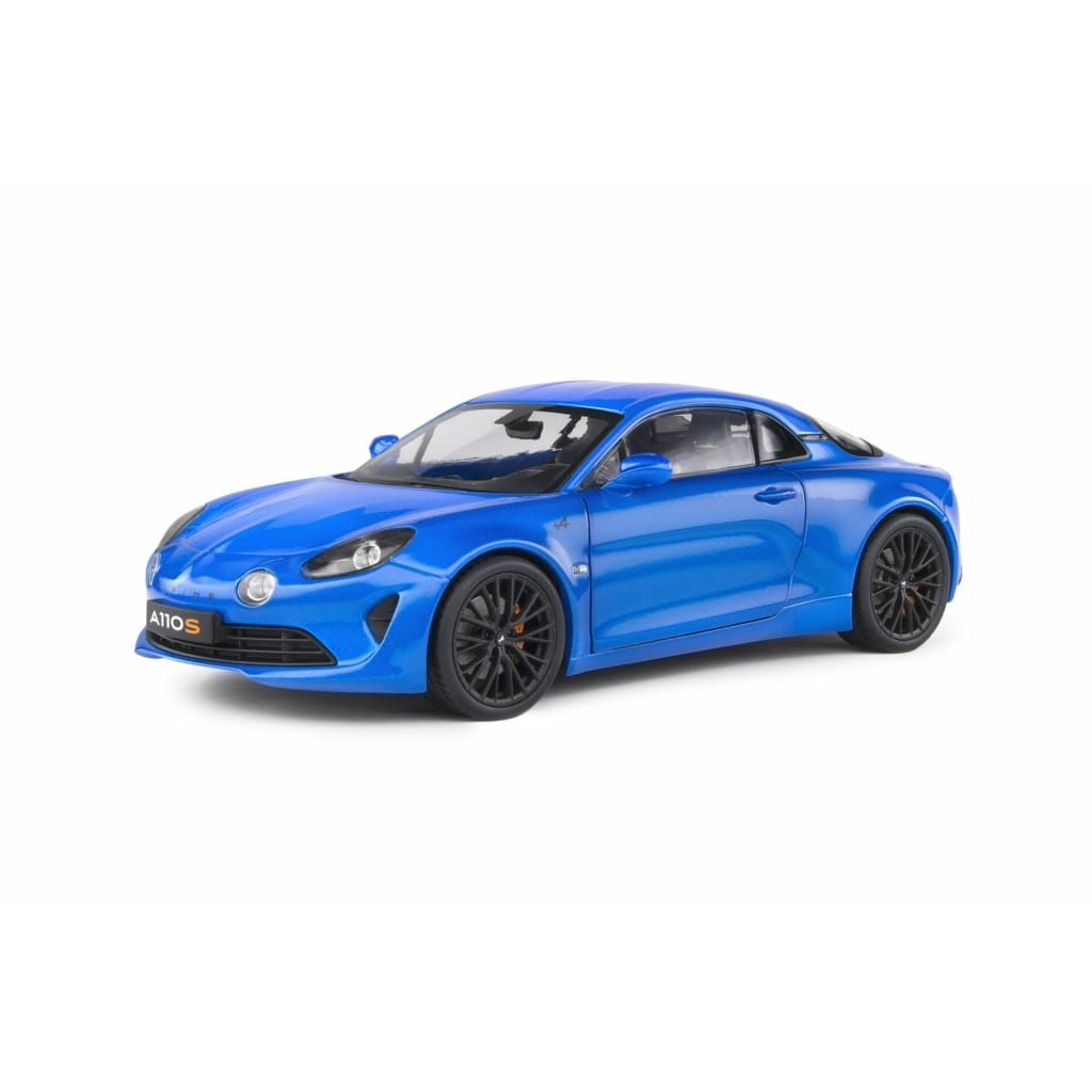 Alpine A110 S 2025 Bleu Tempête Matte – Miniature 1/18, Modèle Réduit De Collection