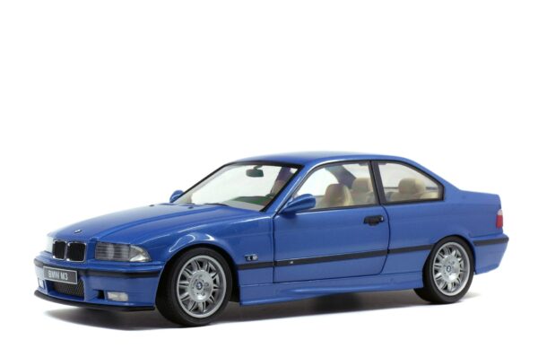 Solido s1803901 bmw e36 coupe m3 blue 1990 model car