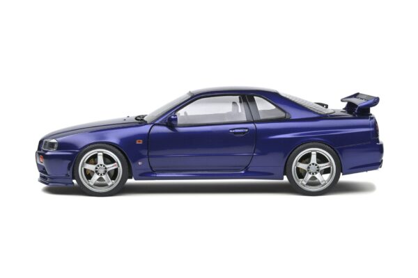 solido - 1:18 nissan r34 gt-r purple (1999)