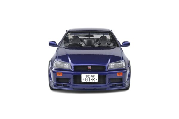 solido - 1:18 nissan r34 gt-r purple (1999)