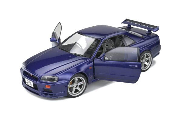 solido - 1:18 nissan r34 gt-r purple (1999)