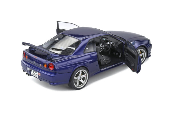 solido - 1:18 nissan r34 gt-r purple (1999)