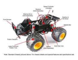 tamiya - 1:12 lunch box rc assembly kit (58347)