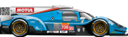 spark - 1:18 glickenhaus 007 #708 6th 24h le mans 2023 dumas/pla/briscoe