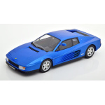 KK Scale 1:18 Ferrari Testarossa Monospecchio Metallic Blue 1984 Diecast Model KKDC180503