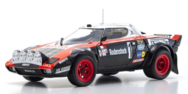 Kyosho 1:18 Lancia Stratos HF Winner Monte Carlo Rally 1977 S.Munari - Diecast Model