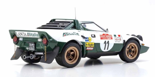 Kyosho 1:18 Lancia Stratos HF Winner San Remo 1975 No.11 B.Waldegaard - Diecast Model