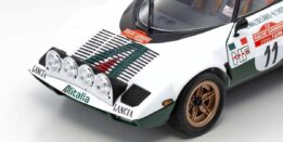 Kyosho 1:18 Lancia Stratos HF Winner San Remo 1975 No.11 B.Waldegaard - Diecast Model