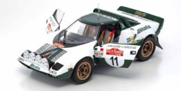 Kyosho 1:18 Lancia Stratos HF Winner San Remo 1975 No.11 B.Waldegaard - Diecast Model