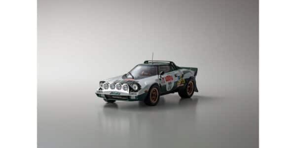 Kyosho 1:18 Lancia Stratos HF Winner San Remo 1975 No.11 B.Waldegaard - Diecast Model