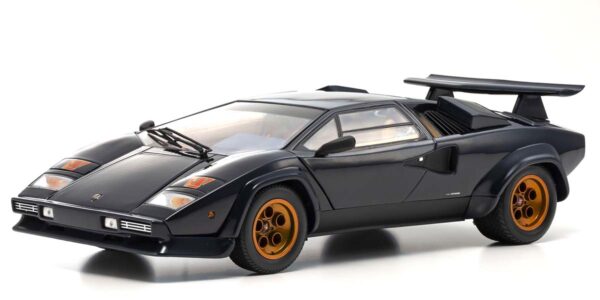 kyosho - 1:18 lamborghini countach walter wolf (dark blue)