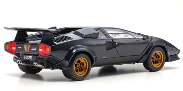 kyosho - 1:18 lamborghini countach walter wolf (dark blue)