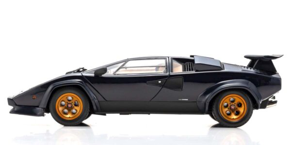 kyosho - 1:18 lamborghini countach walter wolf (dark blue)