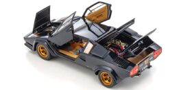 kyosho - 1:18 lamborghini countach walter wolf (dark blue)