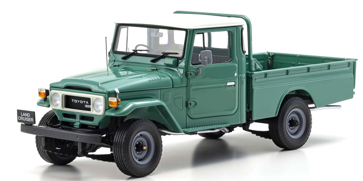 kyosho - 1:18 toyota land cruiser 40 pickup (fashion green)