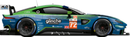 spark - 1:18 aston martin vantage amr #72 tf sport 24h le mans 2023 robin/robin/hasse-clot