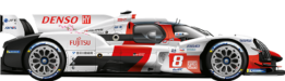 spark - 1:18 toyota gr010 hybrid #8 2nd 24h le mans 2023 buemi/hartley/hirakawa