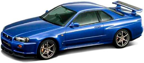 Maisto 1:18 Nissan Skyline GT-R (R34) 1999 Blue (M31484) Diecast Model