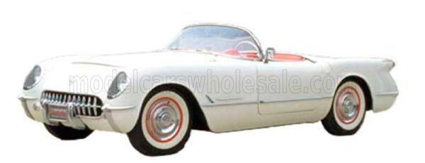Maisto 1:18 Chevrolet Corvette Spider 1953 White (M31488) Diecast Model