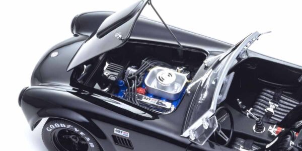 Kyosho 1:18 Shelby 427 S/C Spider 1962 Black - Diecast Model