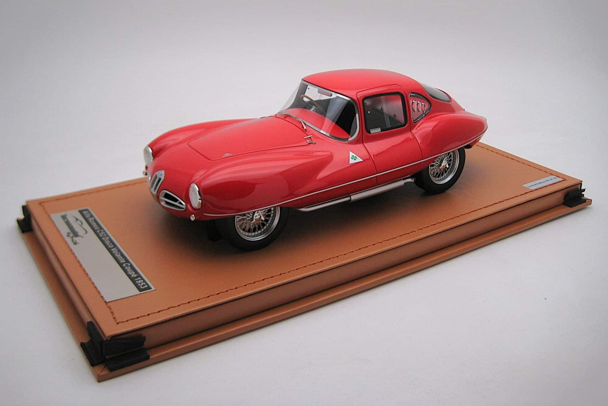 Tecnomodel - 1:18 Alfa Romeo Disco Volante Coupe 1953 Alfa Red - Limited Edition Resin Model 1 Tecnomodel - 1:18 Alfa Romeo Disco Volante Coupe 1953 Alfa Red - Limited Edition Resin Model