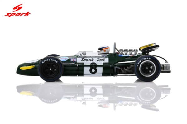 Spark - 1:43 Brabham BT26A No.8 Monaco GP 1969 Derek Bell - Resin Model 19 Spark 1:43 Brabham BT26A No.8 Belgium GP 1970 Derek Bell (S8325) Resin Model