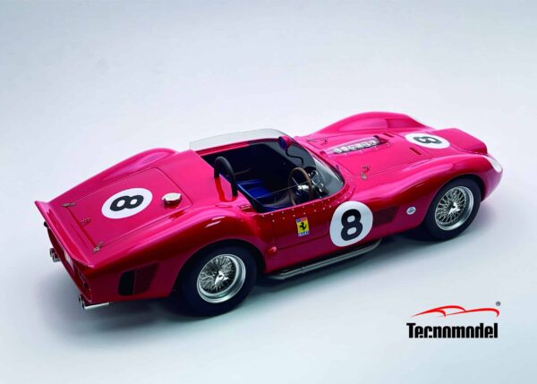1:18 Ferrari 330 TRI-LM 1962 Bridghampton 400km Winner No.8 Pedro Rodriquez - Limited Edition Resin Model - Tecnomodel 3 232C 2