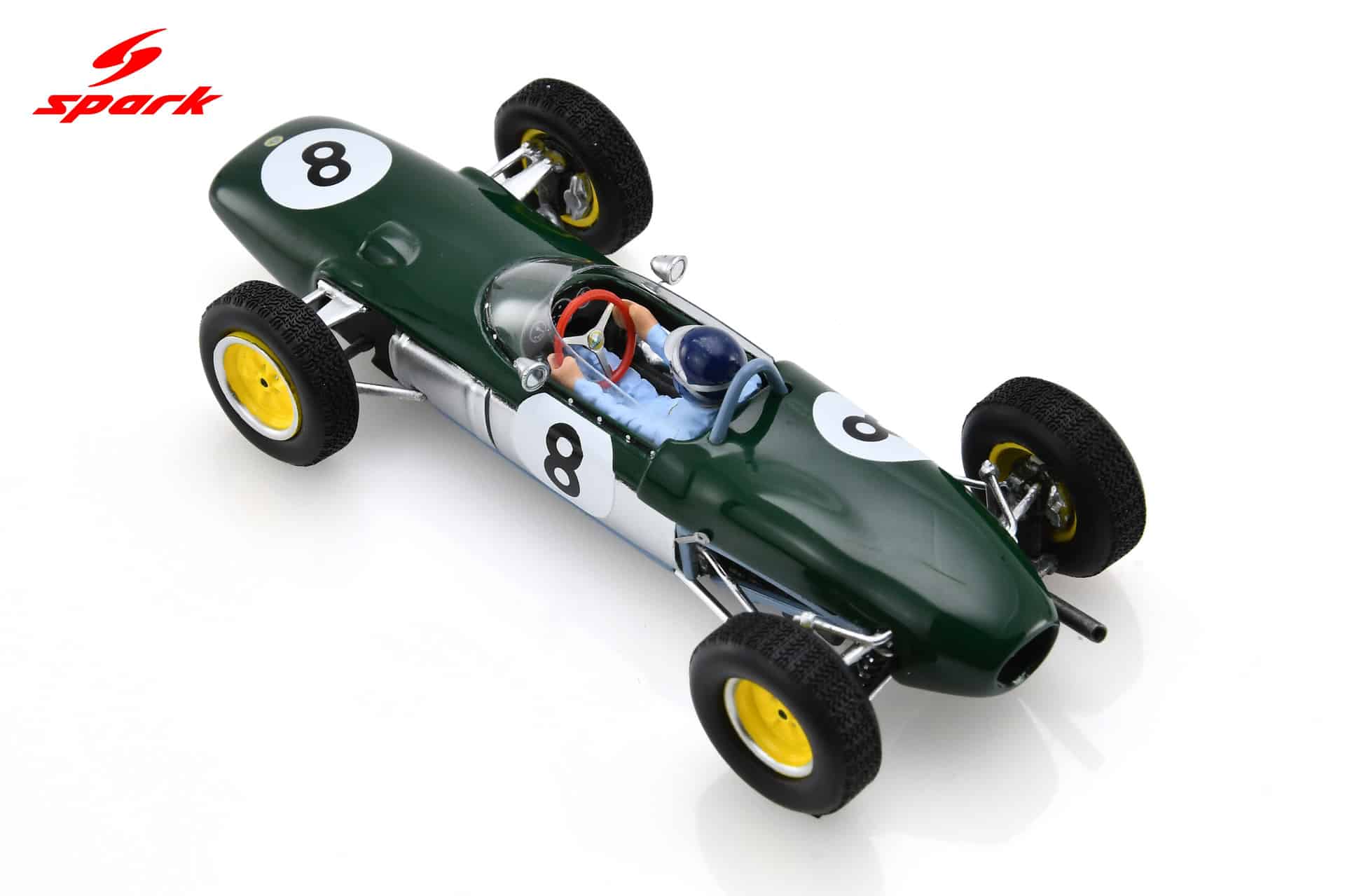 Spark - 1:43 Lotus 21 No.8 3rd Dutch GP 1961 Jim Clark - Resin Model 4 Spark 1:43 Lotus 21 No.8 3rd French GP 1961 Jim Clark (S7119) Resin Model