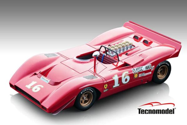 tecnomodel - 1:18 ferrari 612 can-am mid-ohio 1969 #16 - 3rd place - chris amon