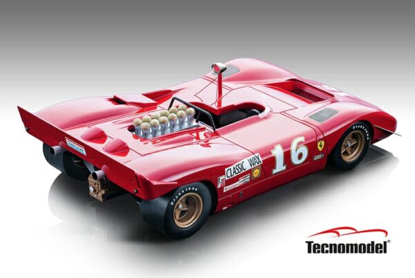 tecnomodel - 1:18 ferrari 612 can-am mid-ohio 1969 #16 - 3rd place - chris amon
