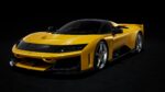 Bburago - 1:18 Ferrari F80 2024 Yellow Tristrato Metallic Signature Edition - Diecast Model
