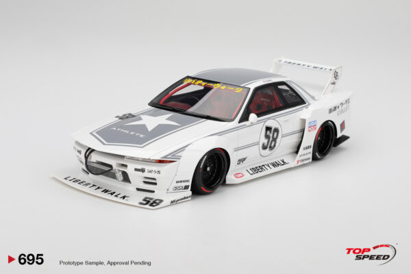 Top Speed 1:18 LBWK Nissan Skyline GT-R R32 Kaido Works TAS 2025 (TS0695) Resin Model