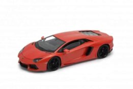 welly - 1:24 lamborghini aventador lp700-4 metallic orange