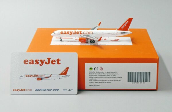 jc wings - 1:400 easyjet boeing 757-200 oh-afi (jcew4752001)