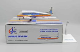 jc wings - 1:200 airbus skylink 377sgt super guppy f-btgv (lh2298)