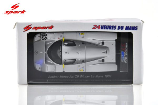 Spark 1:43 Sauber C9 No.63, Winner Le Mans 1989 J. Mass - S. Dickens - M Reuter (43LM89) Resin Model