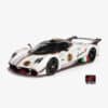 LCD - 1:18 Pagani Huayra R Pearl White 2021 - Diecast Model