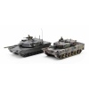 hasegawa - 1:72 m-1 abrams & leopard 2 tank combo (ha30069) model kit