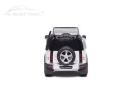 Almost Real 810806 Land Rover Defender 110 Satin Indus Silver Diecast Model Car