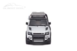 Almost Real 810806 Land Rover Defender 110 Satin Indus Silver Diecast Model Car
