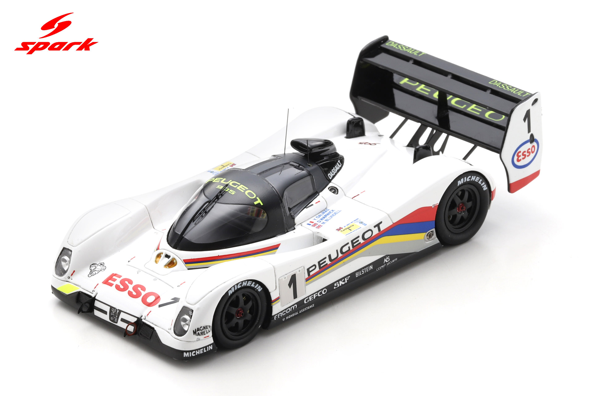 Spark 1:43 Peugeot 905 No.1 Winner 24H Le Mans 1992 M. Blundell - Y. Dalmas - D. Warwick (43LM92) Resin Model 2 Spark 1:43 Peugeot 905 No.1 Winner 24H Le Mans 1992 M. Blundell - Y. Dalmas - D. Warwick (43LM92) Resin Model - Image 2
