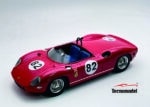 Tecnomodel - 1:18 Ferrari 330P No.82 NART Bridgehampton 500km 1964 John Fulp - Limited Edition Resin Model