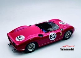 Tecnomodel - 1:18 Ferrari 330P No.82 NART Bridgehampton 500km 1964 John Fulp - Limited Edition Resin Model