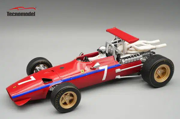 Tecnomodel - 1:18 Ferrari 312F1/68 Derek Bell Watkins Glen GP 1968 - Limited Edition Resin Model