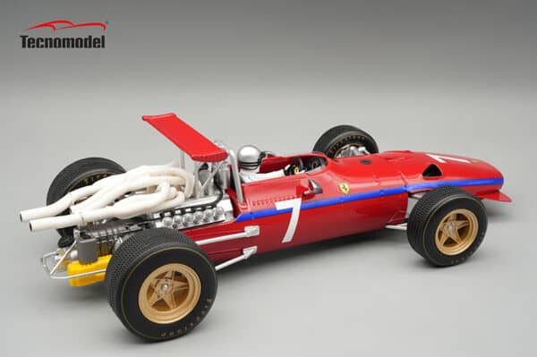 Tecnomodel - 1:18 Ferrari 312F1/68 Derek Bell Watkins Glen GP 1968 - Limited Edition Resin Model